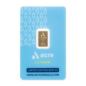 ACRE GOLD 2.5 GRAM GOLD BAR Destin Pawn Inc Destin FL